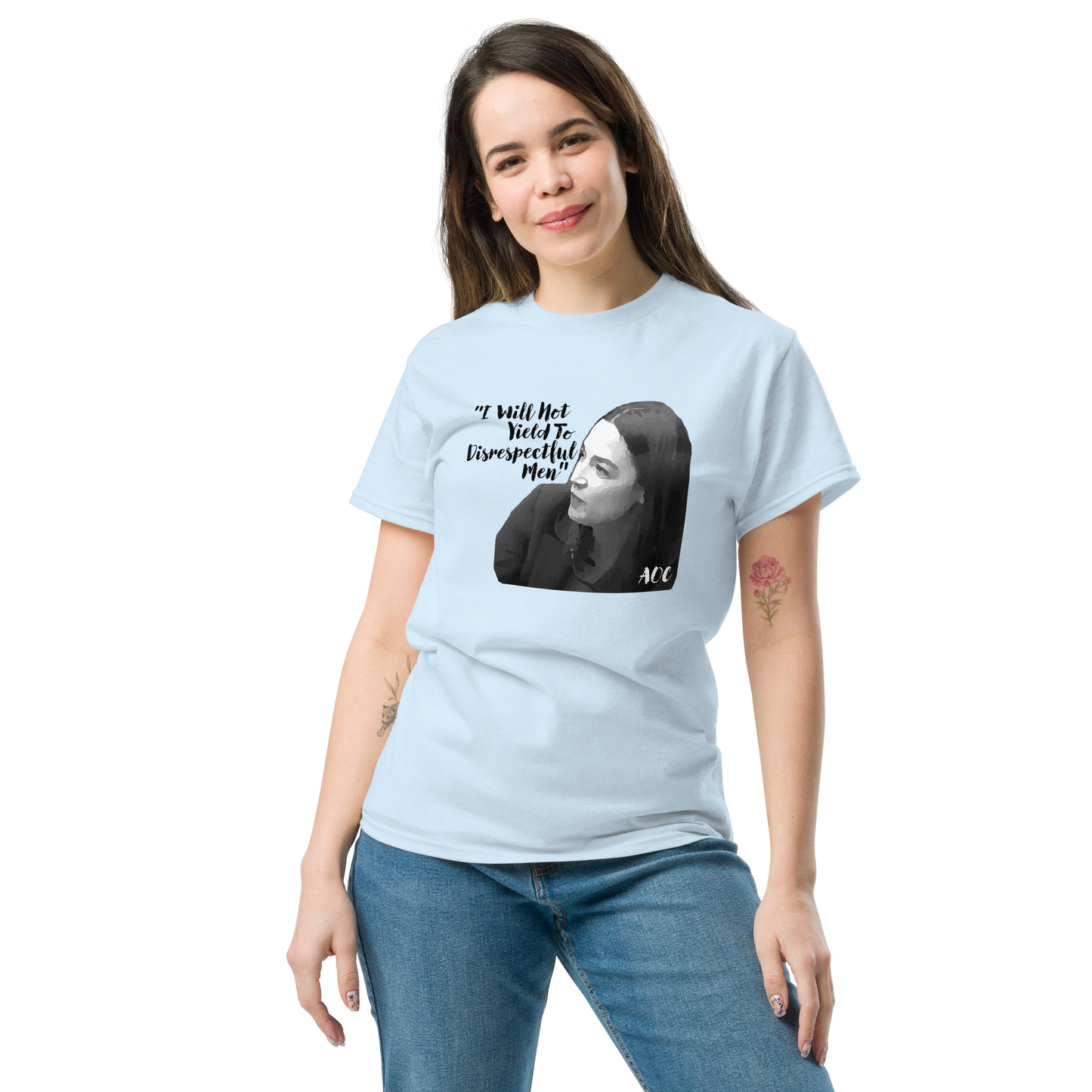 AOC "I Will Not Yield To Disrespectful Men" | Unisex classic tee