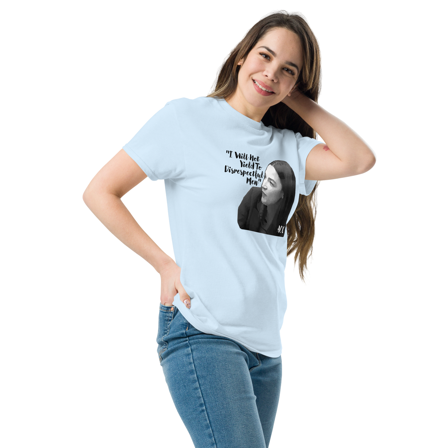 AOC "I Will Not Yield To Disrespectful Men" | Unisex classic tee