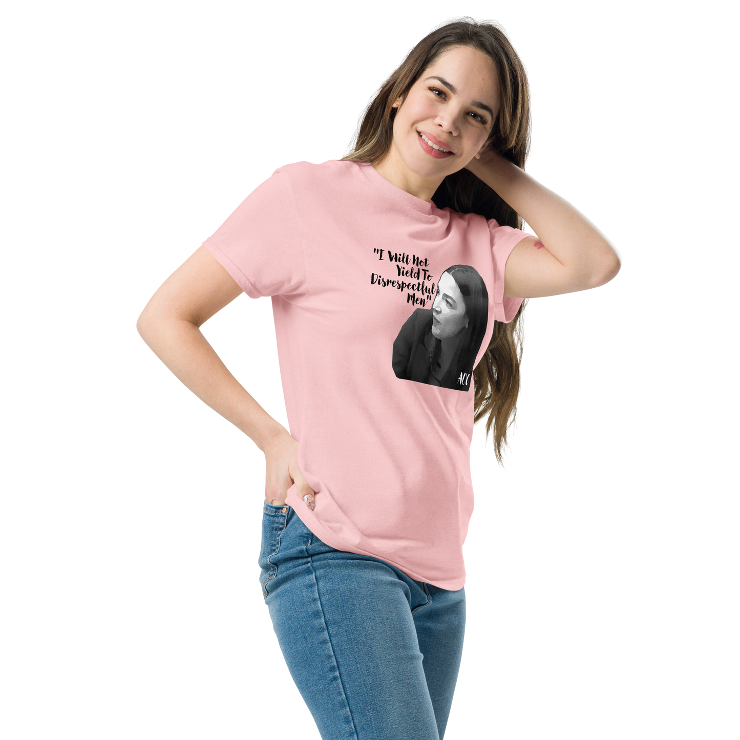 AOC "I Will Not Yield To Disrespectful Men" | Unisex classic tee
