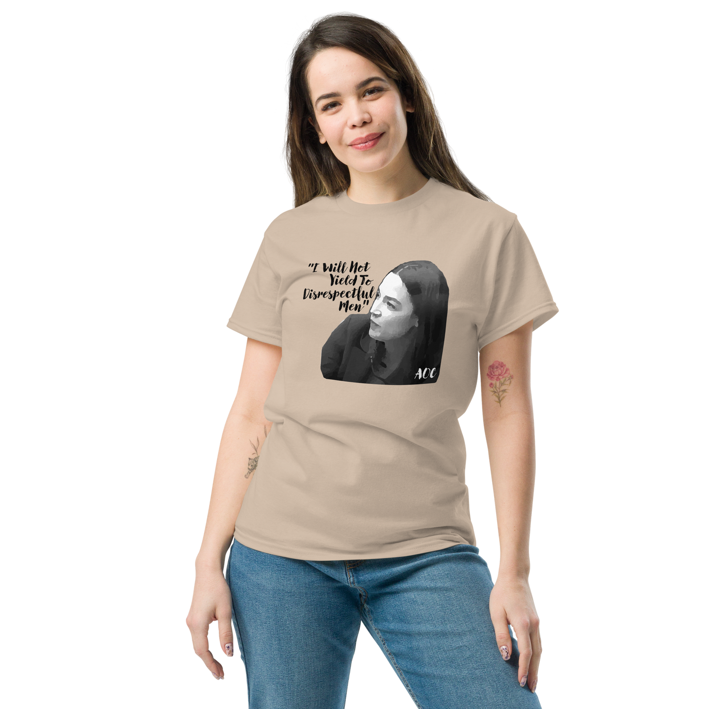 AOC "I Will Not Yield To Disrespectful Men" | Unisex classic tee