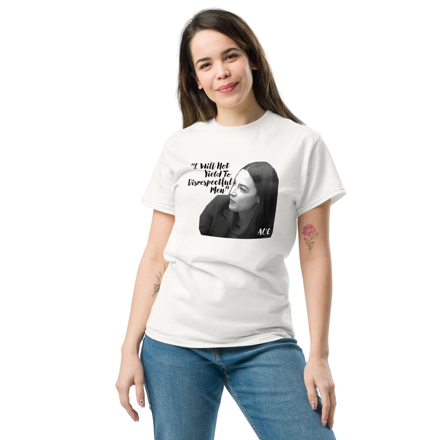 AOC "I Will Not Yield To Disrespectful Men" | Unisex classic tee