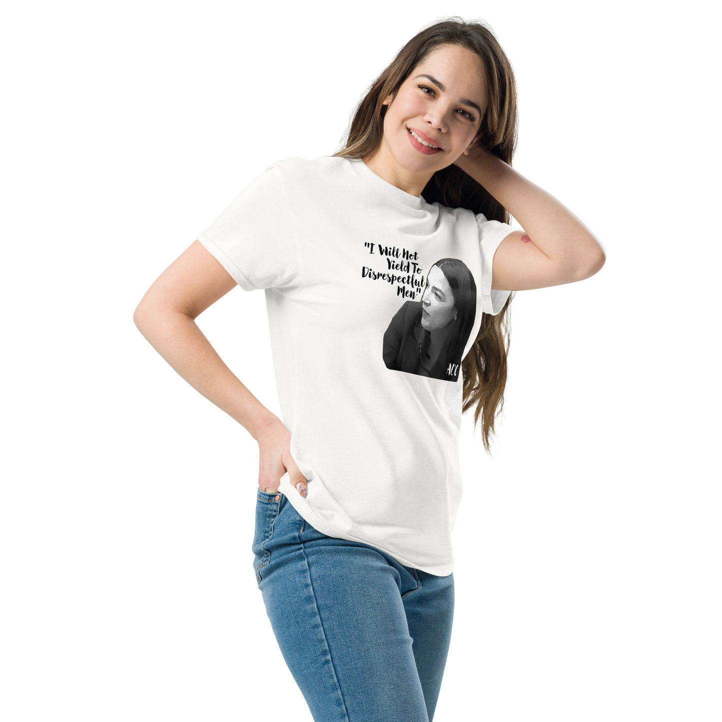 AOC "I Will Not Yield To Disrespectful Men" | Unisex classic tee