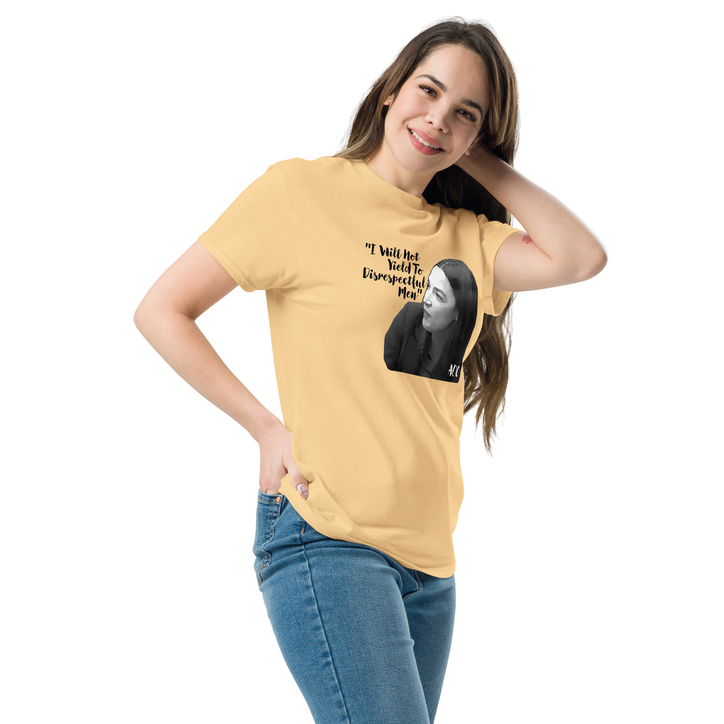 AOC "I Will Not Yield To Disrespectful Men" | Unisex classic tee