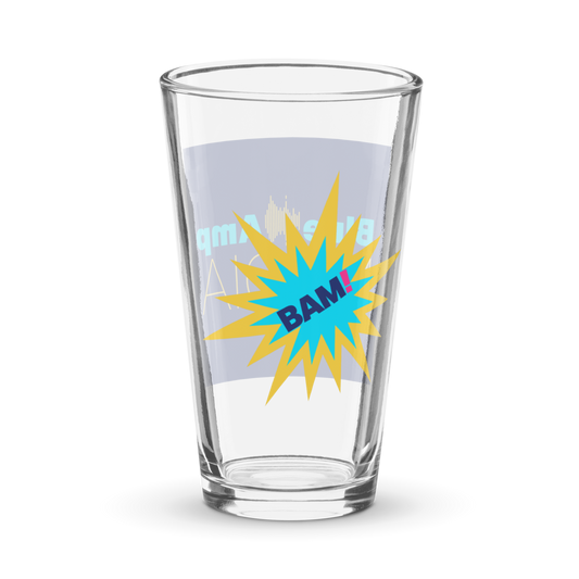 BAM Logo Shaker Pint Glass