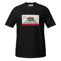 New California Republic unisex tee in Black, front view